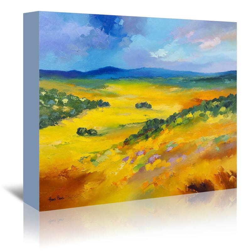Americanflat 8" x 10" Abstract Landscape 12 by Hans Paus Wrapped